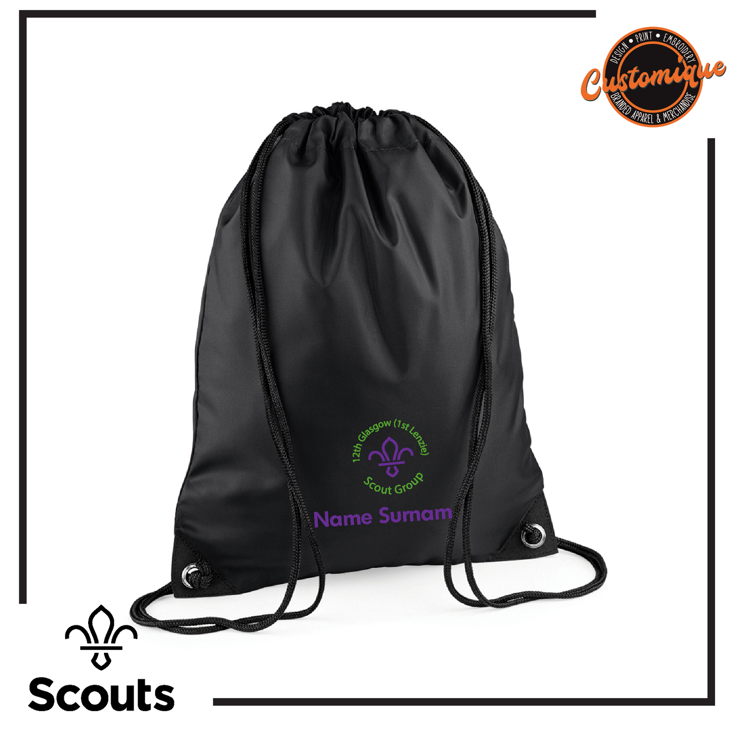 12th Glasgow Scouts - Gym Bag