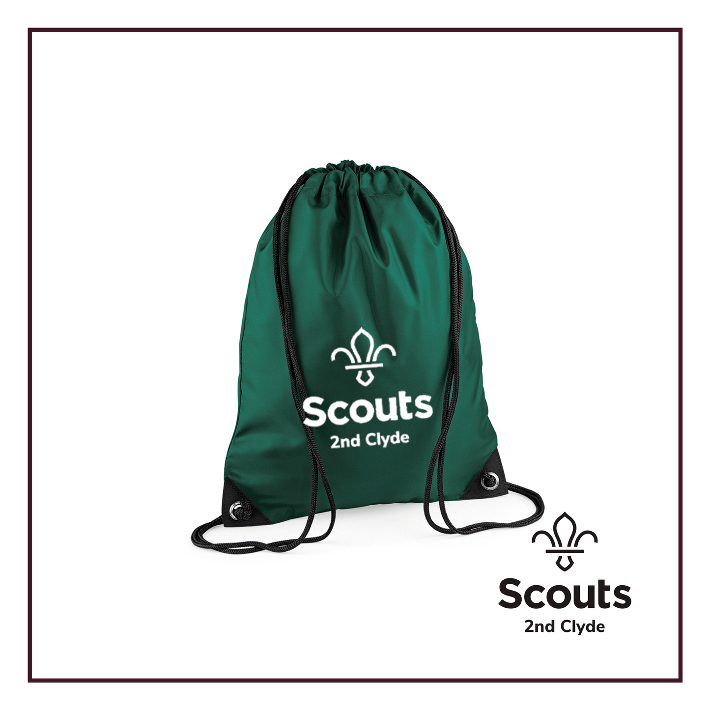 2nd Clyde Scouts - Purple Gym Bag