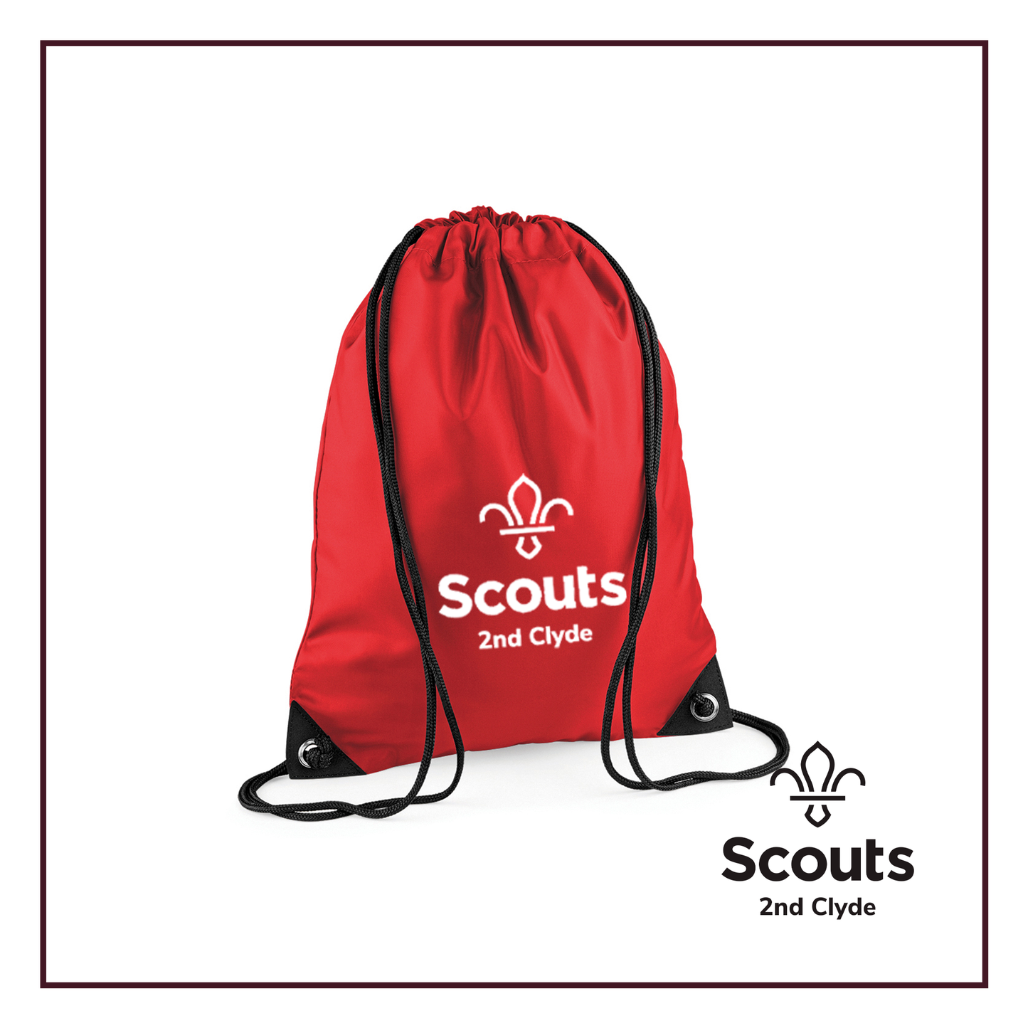 2nd Clyde Scouts - Purple Gym Bag
