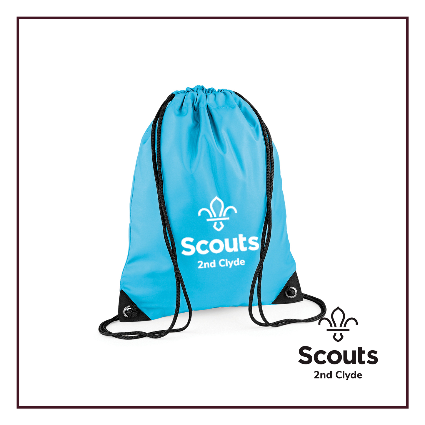 2nd Clyde Scouts - Purple Gym Bag