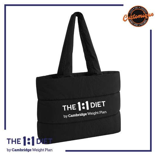 The 1:1 Diet - Quilted Tote Bag
