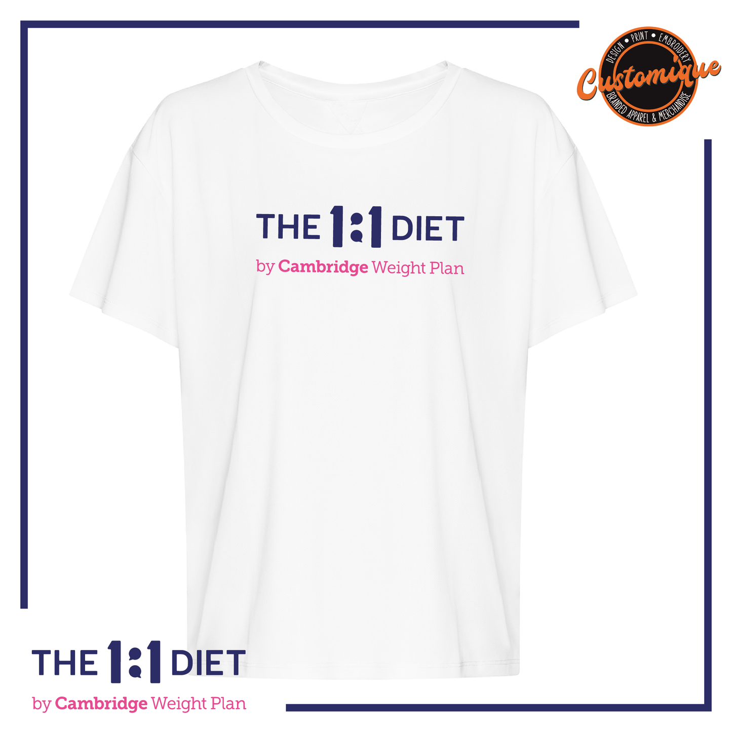 The 1:1 Diet - Ladies Open Back Tee