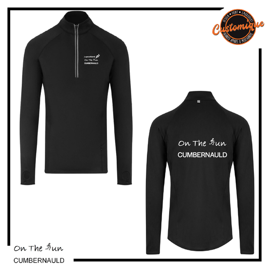 On The Run - Mens Cool Flex long Half-Zip Top