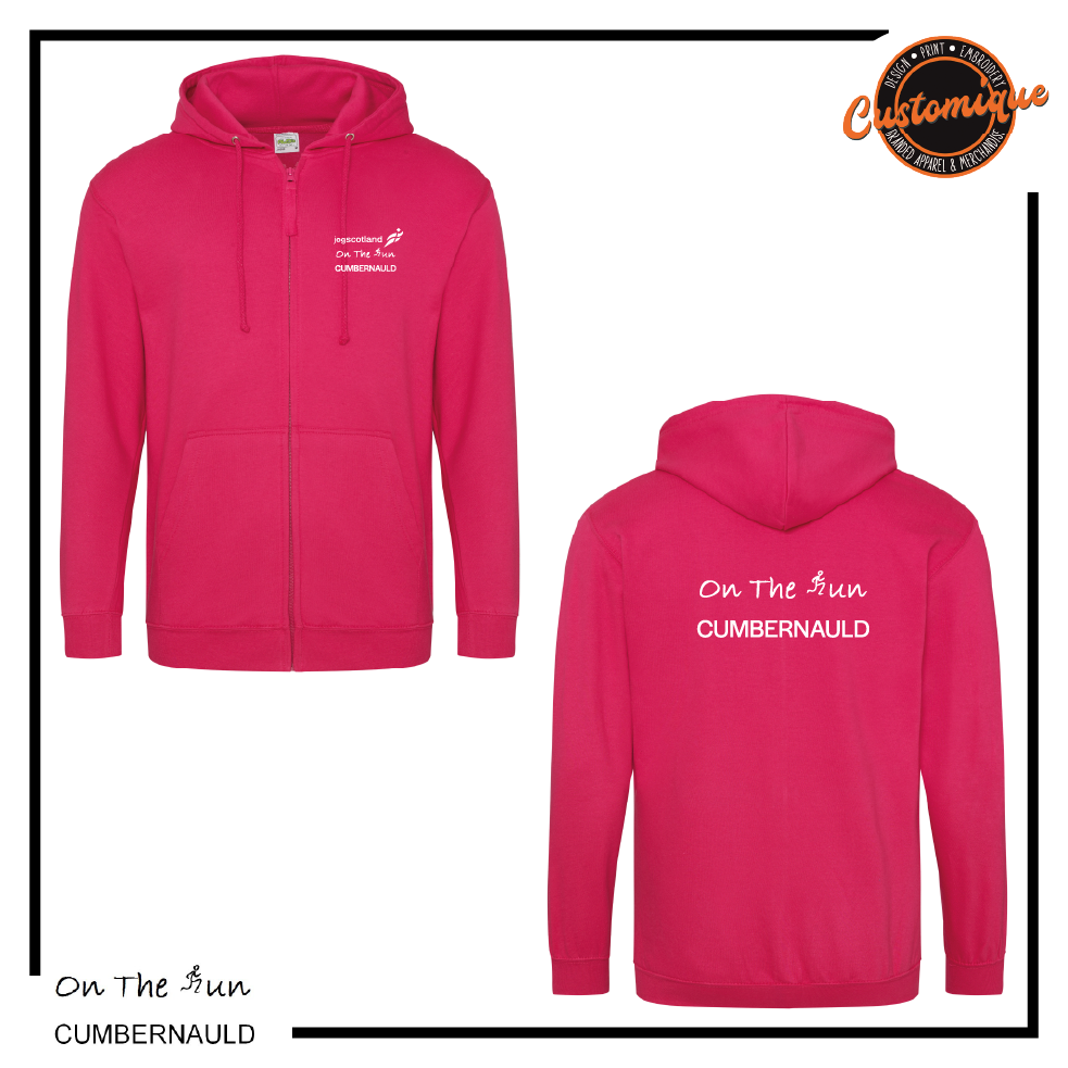 On The Run - Zipped Hoodie