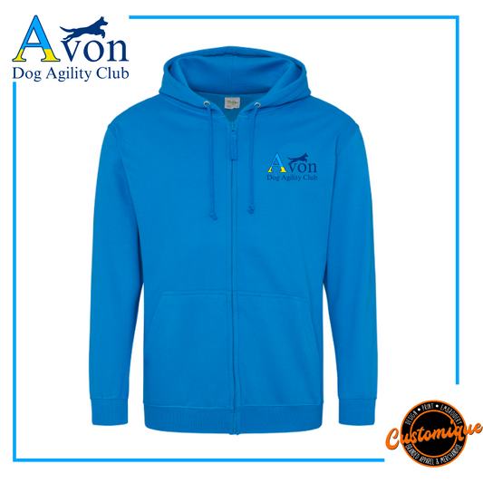 Avon Dog Agilty Club - UNISEX Zipped Hoodie