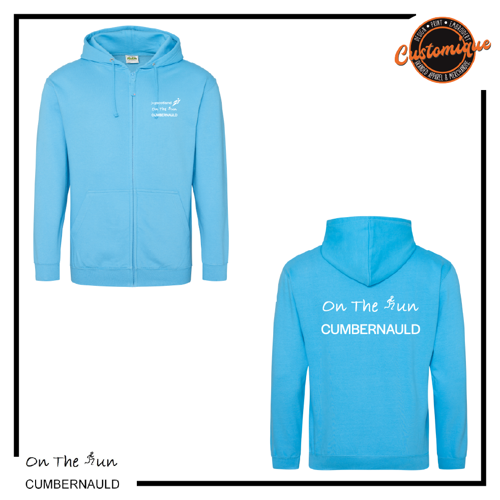 On The Run - Zipped Hoodie