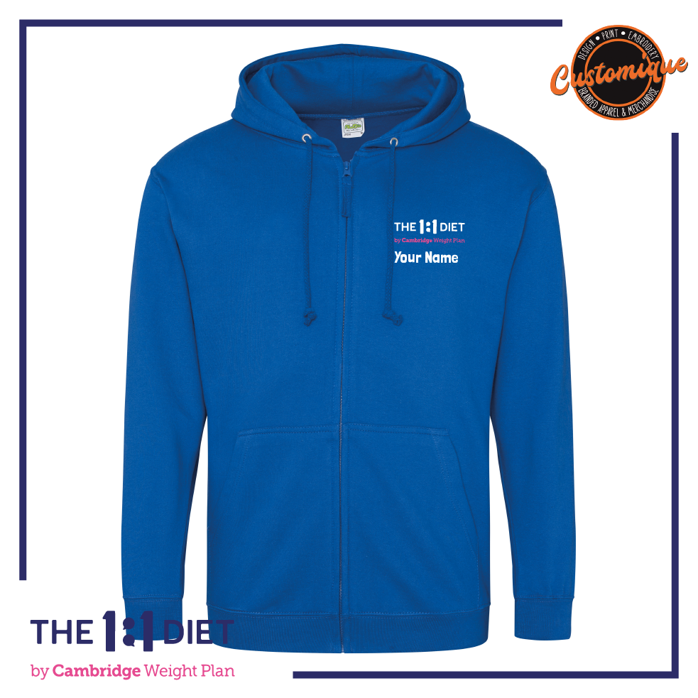 The 1:1 Diet - UNISEX Zipped Hoodie