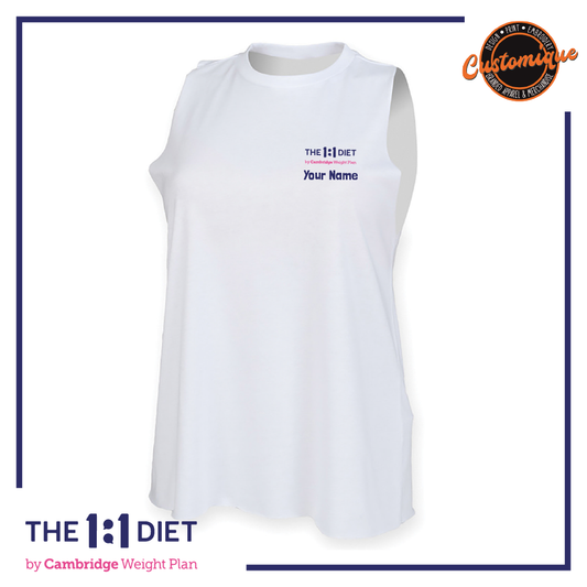 The 1:1 Diet -  Ladies High Neck Vest