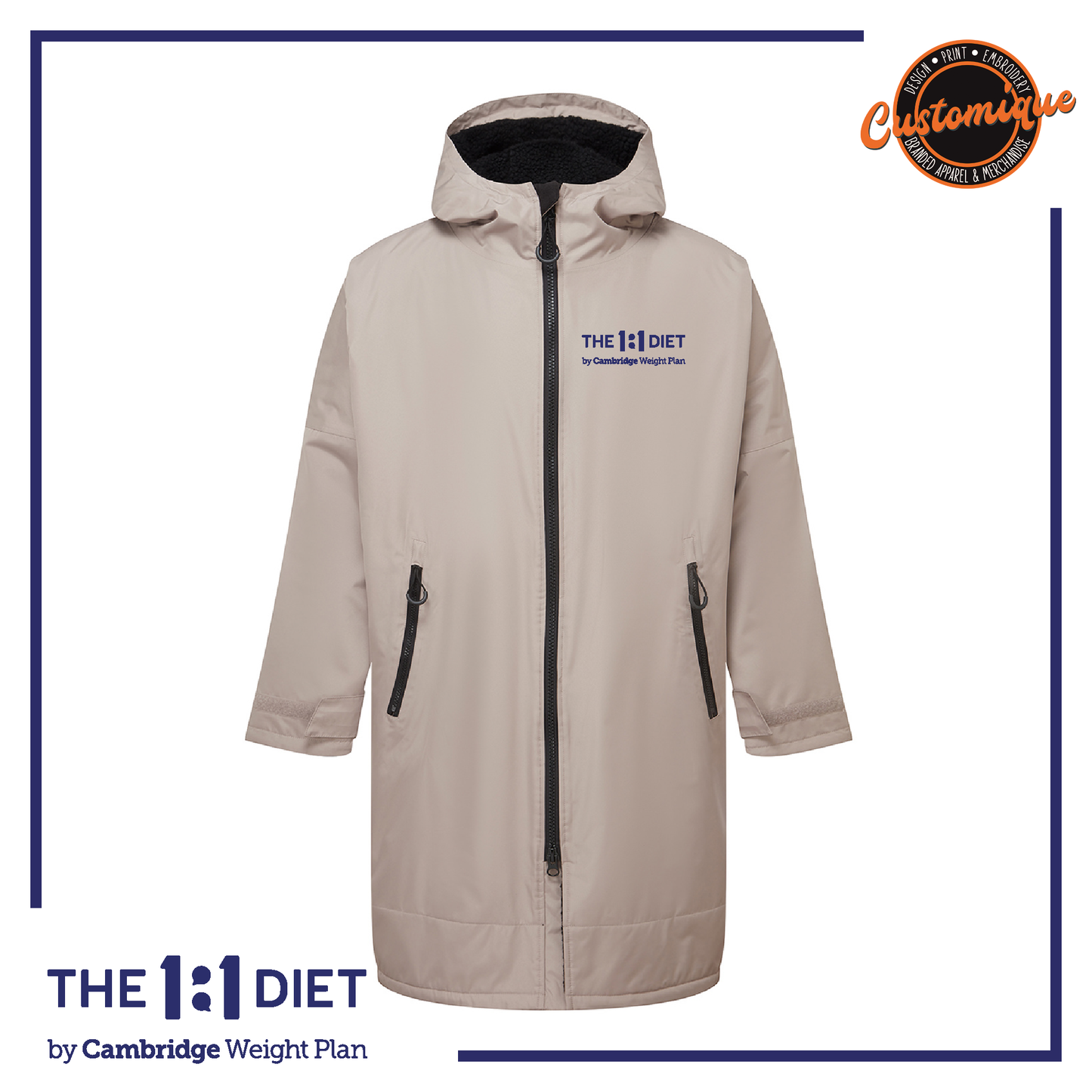 The 1:1 Diet - UNISEX All Seasons Waterproof Robe