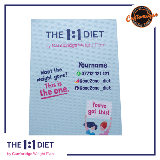 The 1:1 Diet - Waffle Tea Towel