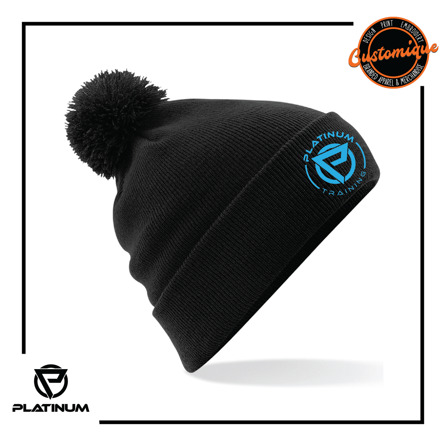 Platinum Training - Pom Pom Beanie