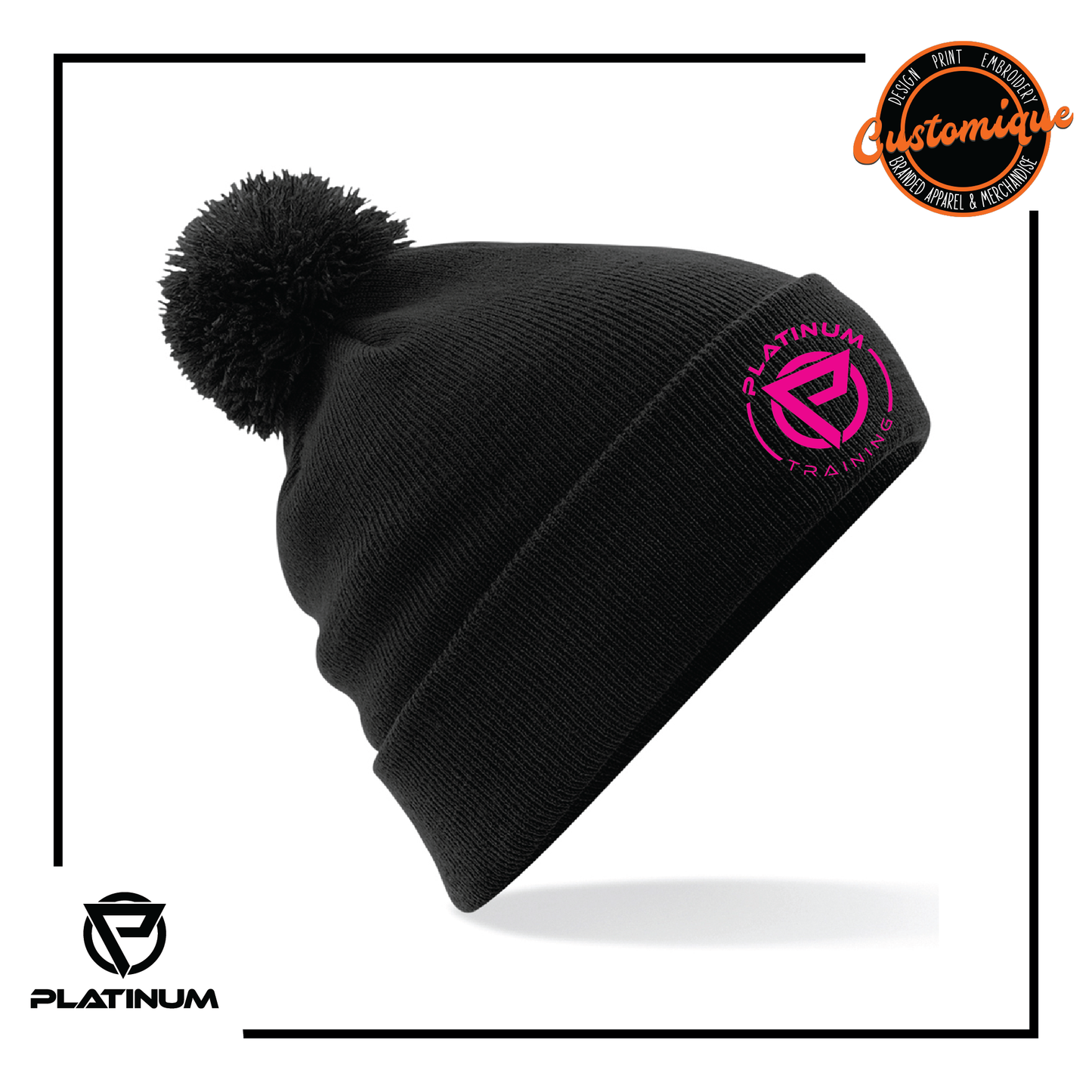 Platinum Training - Pom Pom Beanie