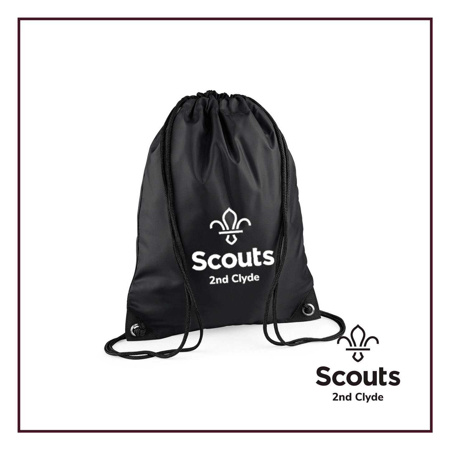 2nd Clyde Scouts - Purple Gym Bag