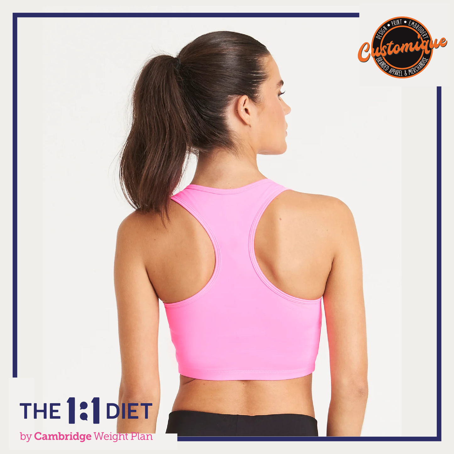The 1:1 Diet - Ladies Cool Crop Top