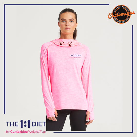The 1:1 Diet - Ladies Cool Cowl Neck Top