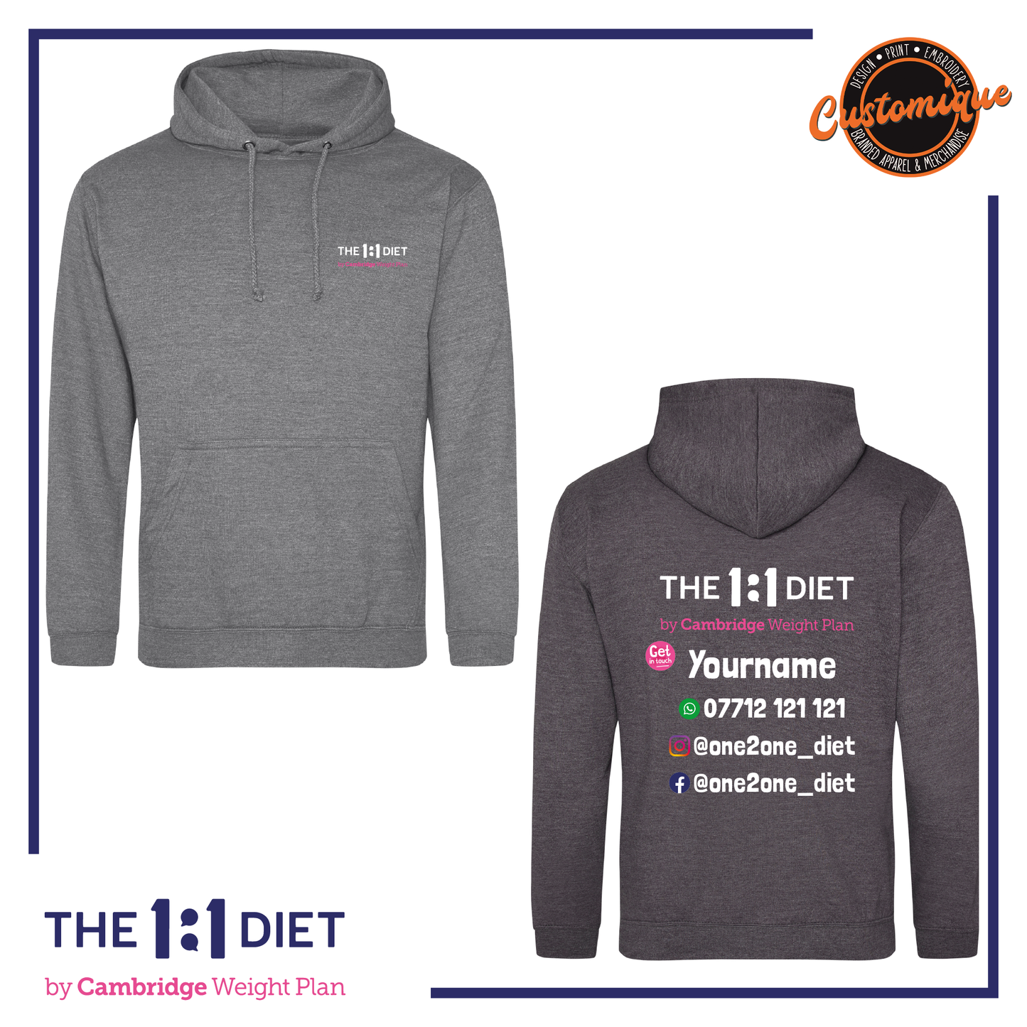 The 1:1 Diet - UNISEX Hoodie