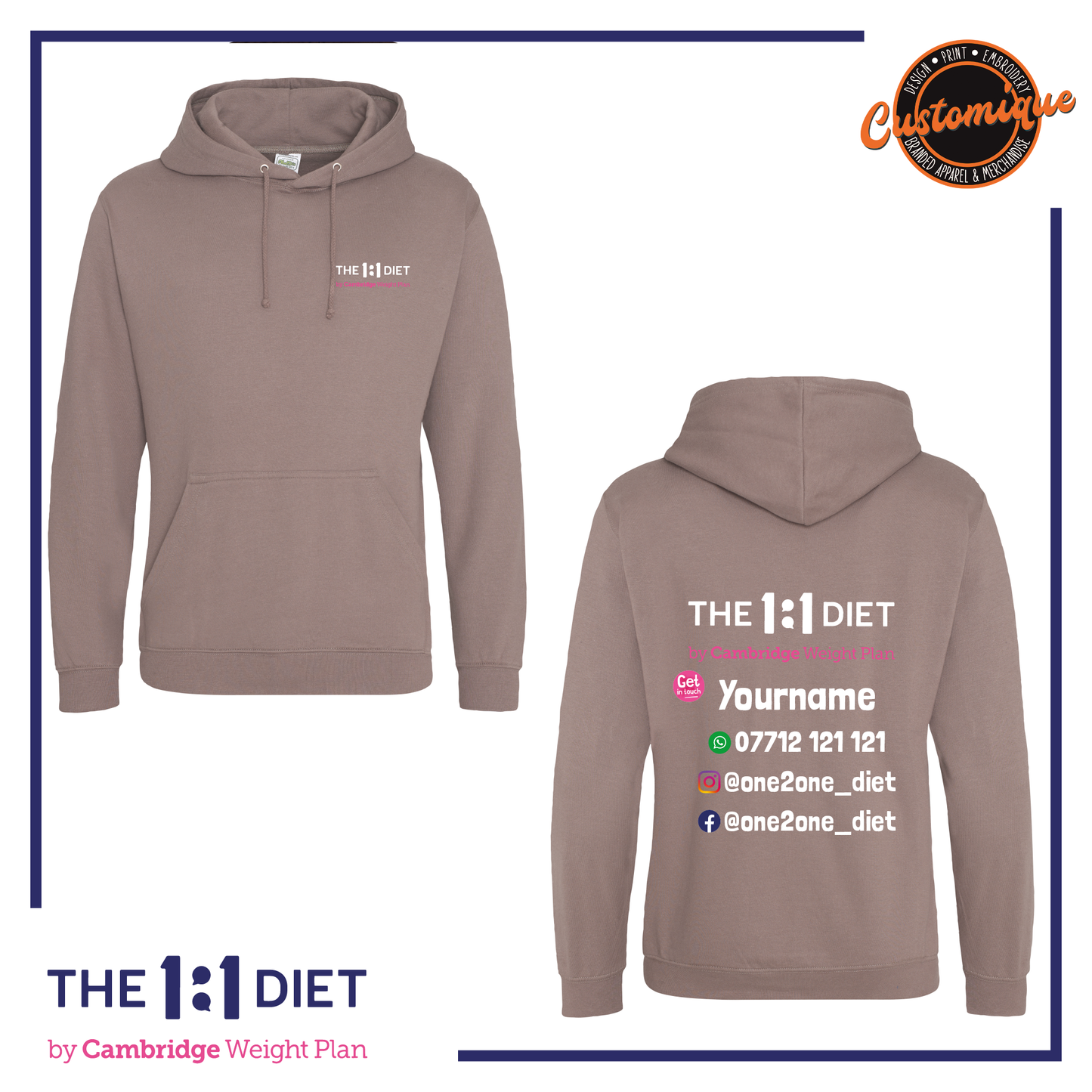 The 1:1 Diet - UNISEX Hoodie