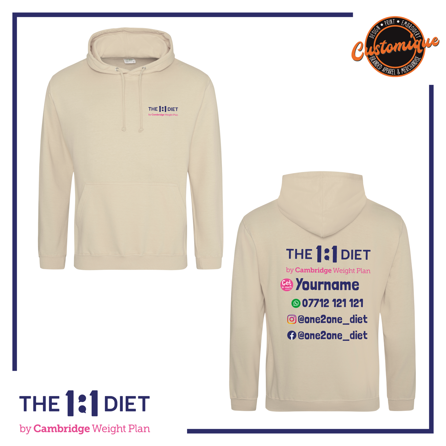 The 1:1 Diet - UNISEX Hoodie