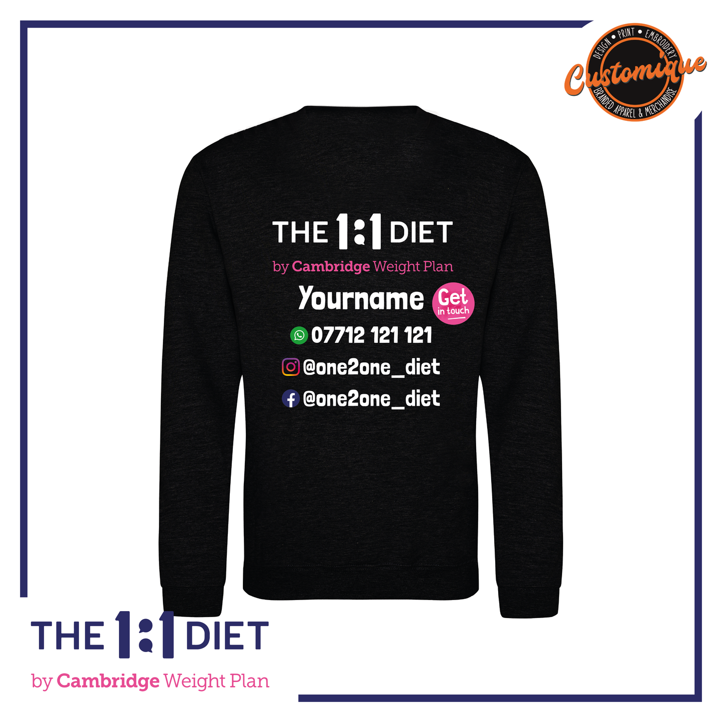 The 1:1 Diet - Mens / UNISEX Sweatshirt