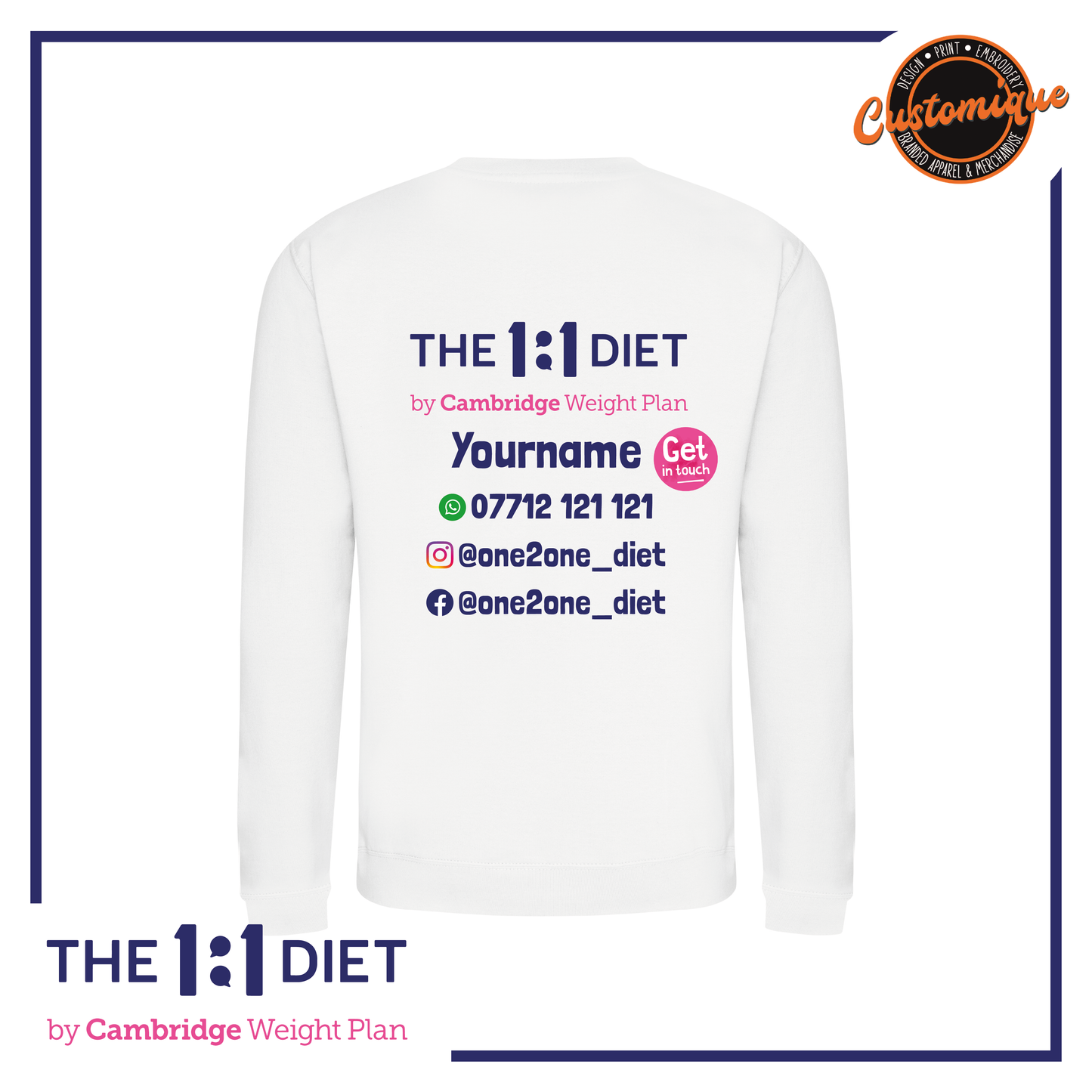 The 1:1 Diet - Mens / UNISEX Sweatshirt