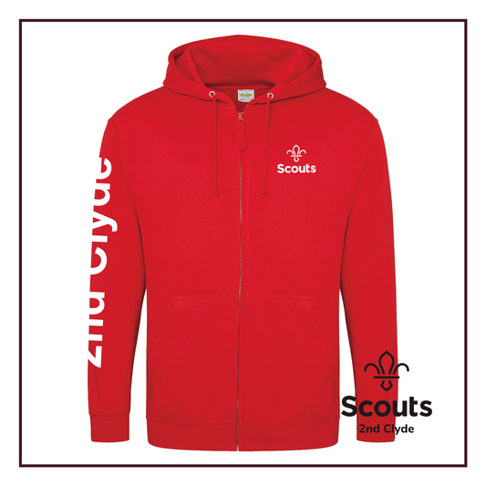 2nd Clyde Scouts - Zipped Hoodie (Child)