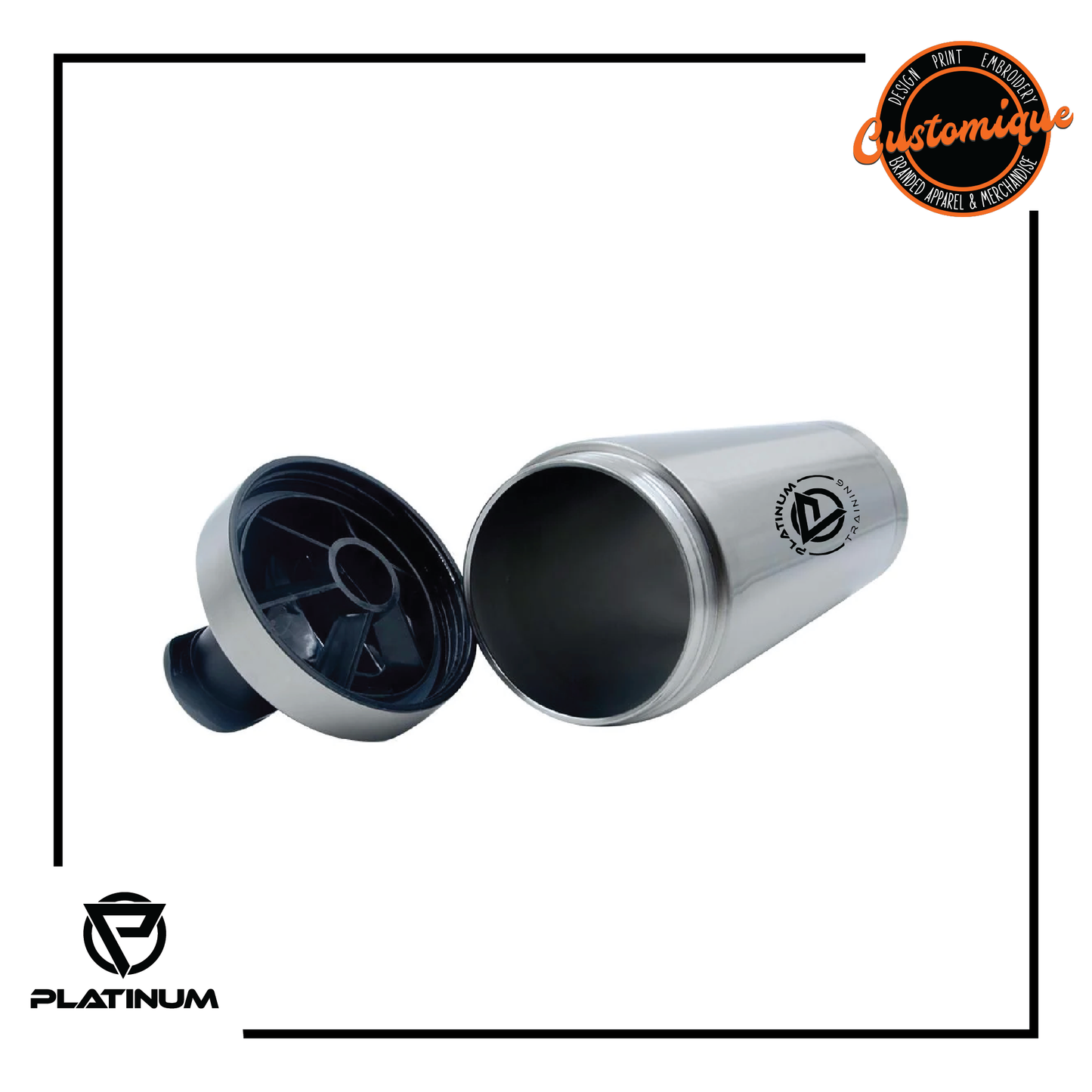 Platinum Training - Aluminium Protein Shaker 500ml