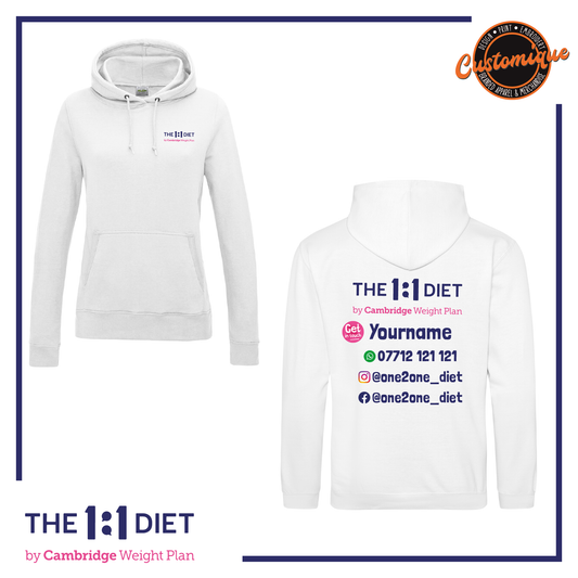 The 1:1 Diet - Girlie Hoodie