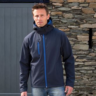 The 1:1 Diet - Mens Core TX Performance Hooded Softshell Jacket