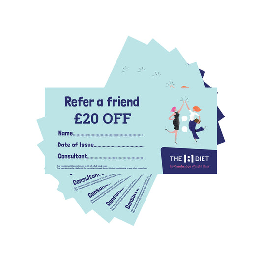 The 1:1 Diet - Refer a Friend - Client Money Off Voucher