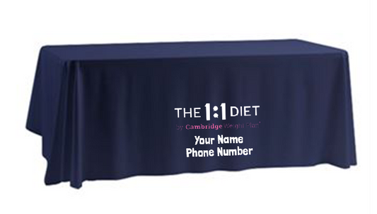 The 1:1 Diet - Branded Tablecloth