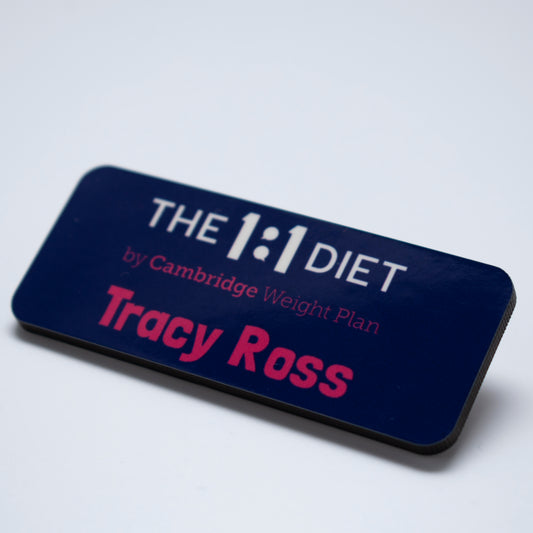 The 1:1 Diet - Name Badge