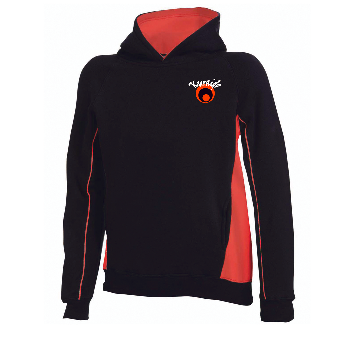 Kuraido Karate Club - UNISEX Contrast Panel Hoodie - Kids