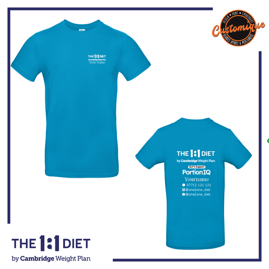 The 1:1 Diet Portion IQ - Unisex Logo T-Shirt