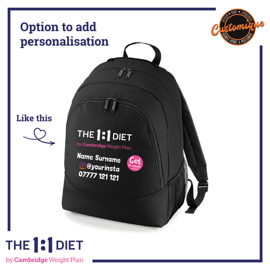 The 1:1 Diet - Universal Backpack