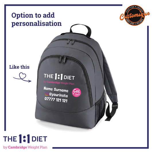 The 1:1 Diet - Universal Backpack