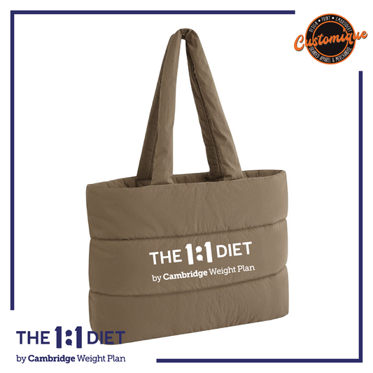 The 1:1 Diet - Quilted Tote Bag