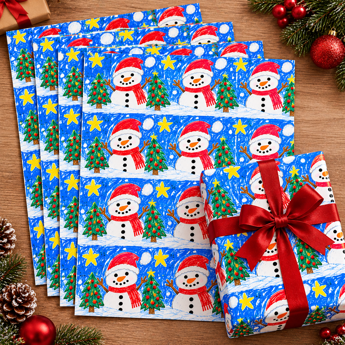 Personalised Christmas Wrapping Paper