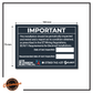 Periodic Test Labels EICR