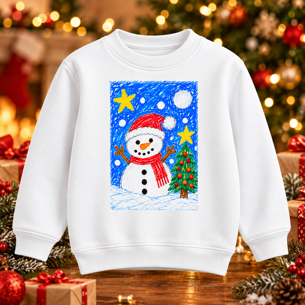 Personalised Christmas Sweatshirt - Kids