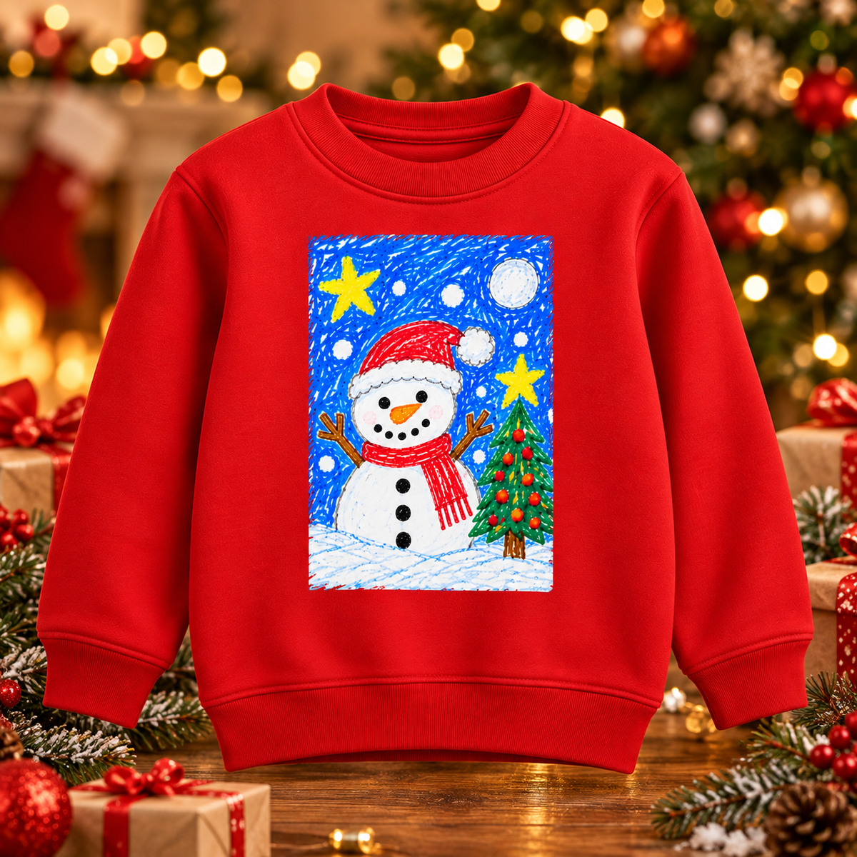 Personalised Christmas Sweatshirt - Kids