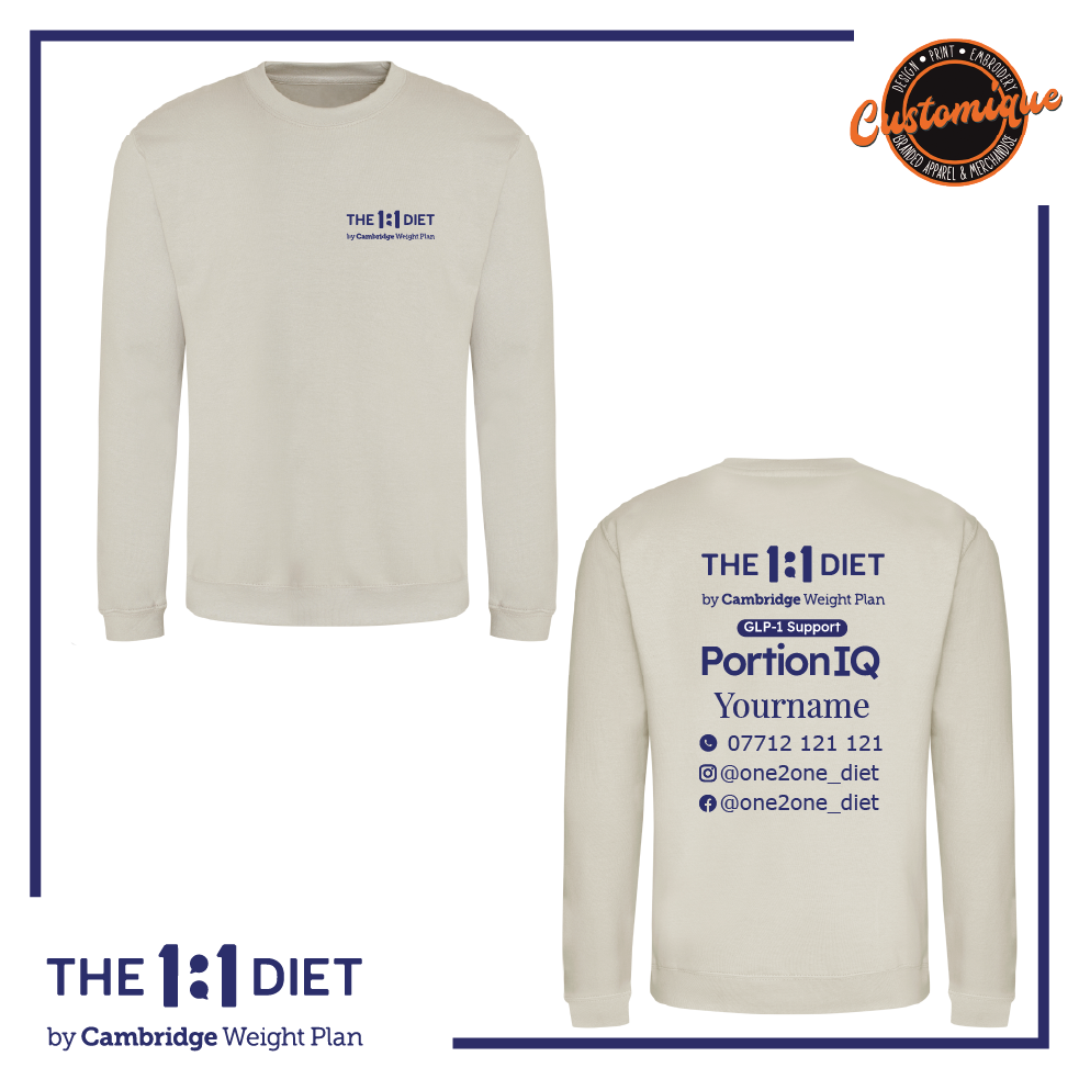 The 1:1 Diet Portion IQ - UNISEX Sweater