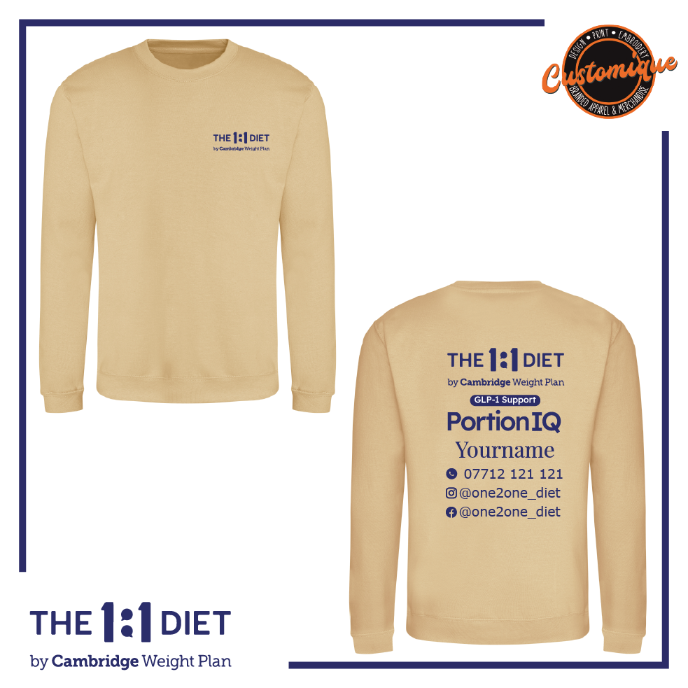 The 1:1 Diet Portion IQ - UNISEX Sweater