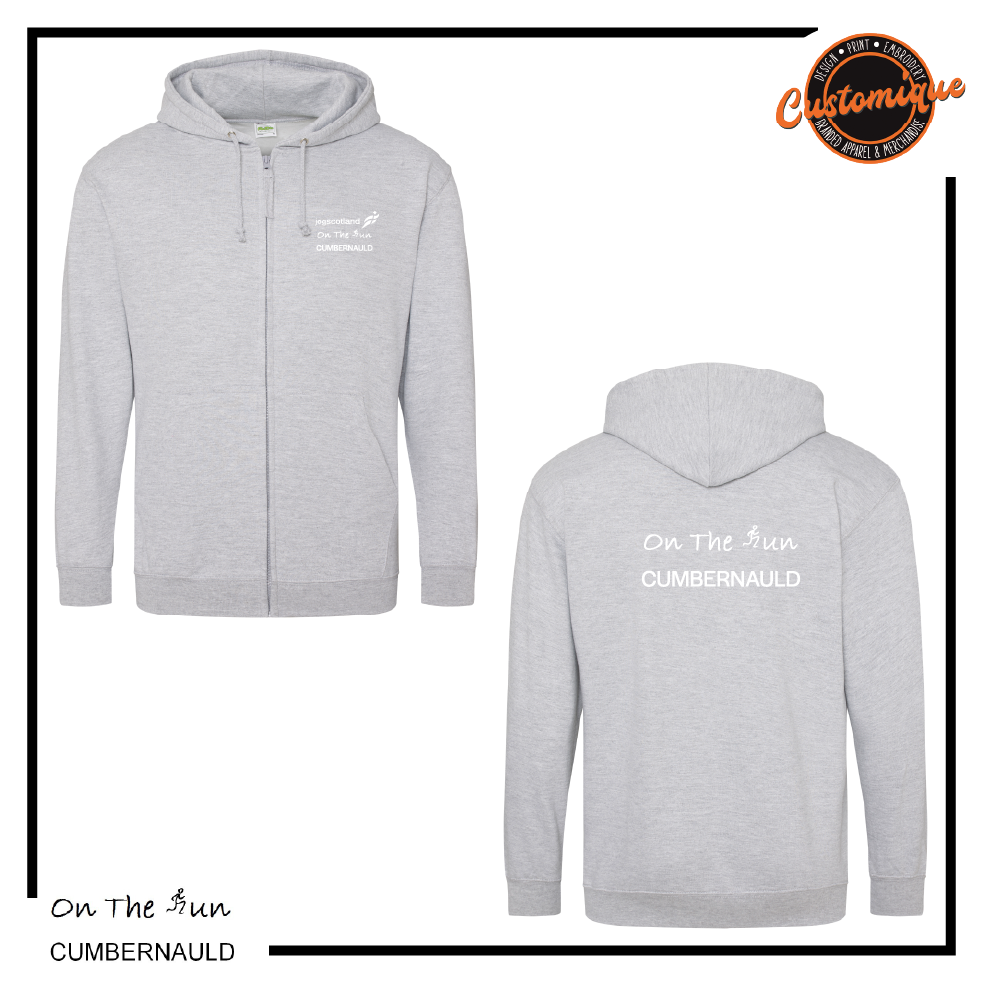 On The Run - Zipped Hoodie