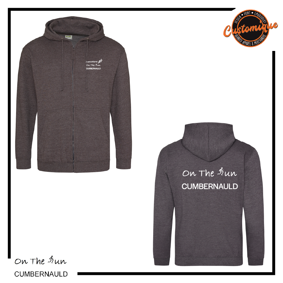 On The Run - Zipped Hoodie