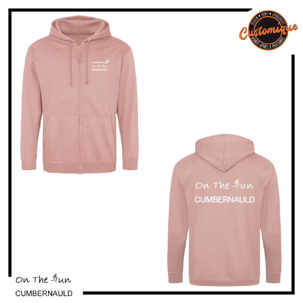 On The Run - Zipped Hoodie