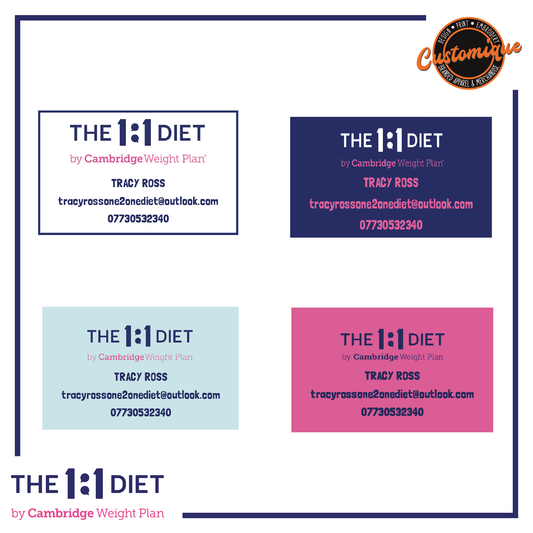 The 1:1 Diet - Vinyl Labels