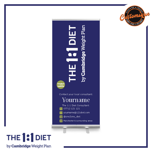 The 1:1 Diet - Roller Banner