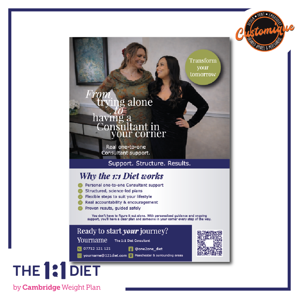 The 1:1 Diet - PortionIQ Flyer
