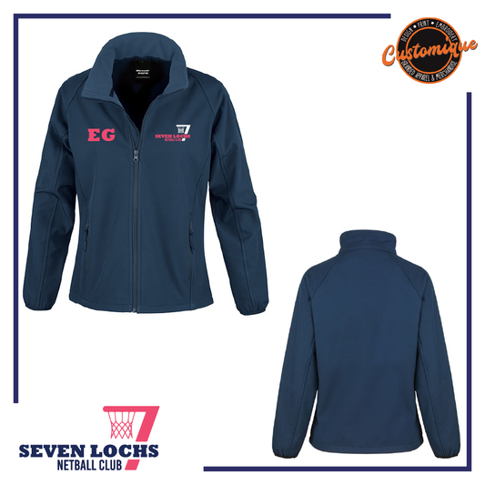Seven Lochs Netball - Unisex Softshell Jacket