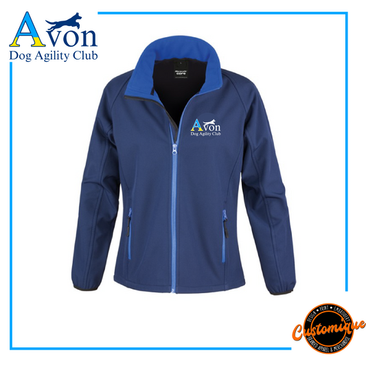 Avon Dog Agilty Club - Ladies Softshell Jacket